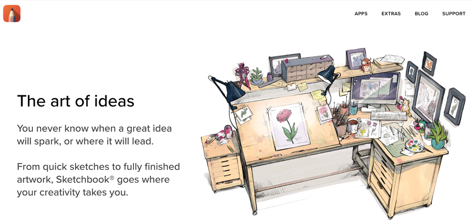 Autodesk SketchBook - программа для&nbsp;графиеского планшета