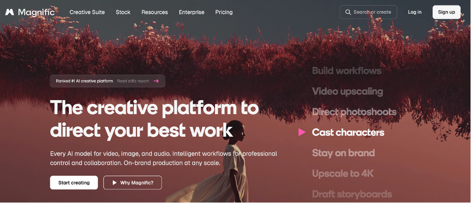AI-платформа Magnific