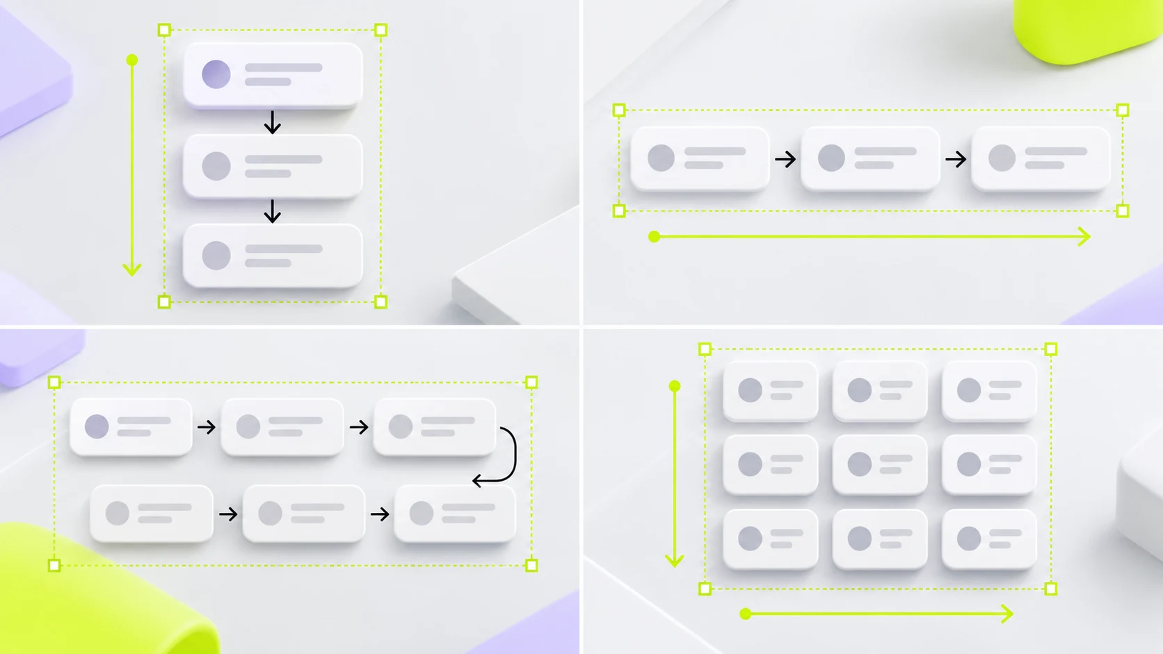Vertical, Horizontal, Wrap и&nbsp;Grid в&nbsp;Auto Layout